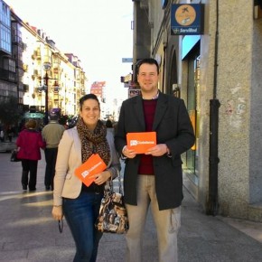 Ciudadanos sale a la calle en Santander
