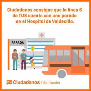 Aprobada la moción de Ciudadanos (C’s) de Santander para que el autobús urbano conecte Monte y el Hospital de Valdecilla