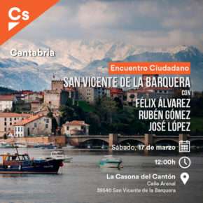 Cs Cantabria se reunirá con los vecinos de San Vicente de la Barquera para abordar temas como la construcción del puerto deportivo