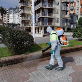 El Ayuntamiento de Castro-Urdiales desinfecta a partir de hoy las zonas verdes del municipio