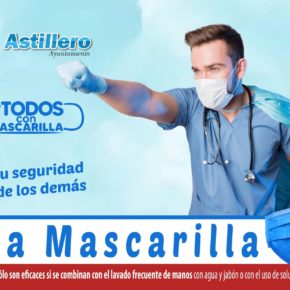 El Ayuntamiento de Astillero lanza una campaña de concienciación para el uso de mascarillas en espacios públicos