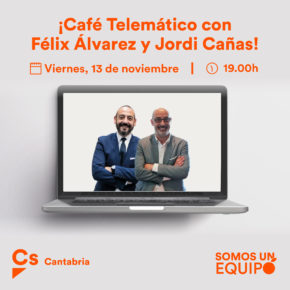 Café Telemático con Jordi Cañas y Félix Álvarez