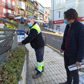 Astillero señaliza el tramo del Camino Lebaniego y del Camino de Santiago por parte del casco urbano