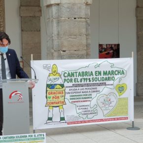 Astillero dona 1.000 litros de leche a la  “Marcha Cantabria Solidaria por 0,77%”