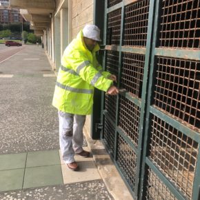 El lunes se inician los trabajos de reparación de las puertas de acceso a los Campos de Sport
