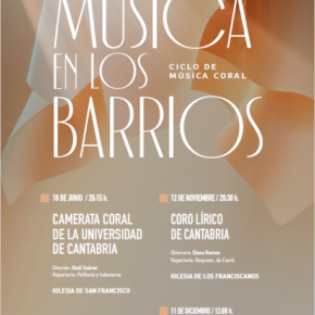 “Música en los barrios” abre su programación el próximo 18 de junio