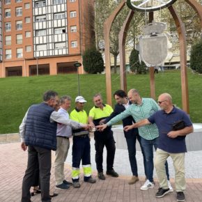 Inaugurado el nuevo rincón en el parque de la Orconera