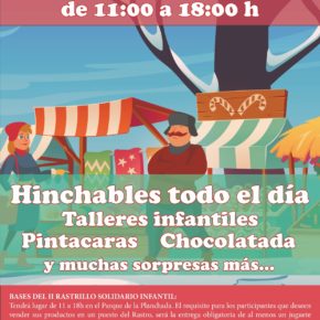 El parque de La Planchada acogerá el 11 de diciembre el II Rastrillo Solidario de Navidad